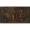 thumbnail image 2 of Robert Smirke 18x12 Black Ornate Wood Framed Double Matted Museum Art Print Titled - One from Illustrations to Shakespeare, 2 of 5