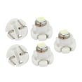thumbnail image 1 of 5 pcs blanco T3 3020 SMD 1 LED Lámpara Luz de techo Lámpara de indicador de DC 12V interna para automóviles, 1 of 1