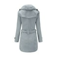 thumbnail image 3 of Vedolay Winter Coat Women Casual Fall Coat Work Business Winter Coats Grey,L, 3 of 5