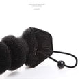 thumbnail image 3 of Set of 2 Black Magic Hair Styling Styler Hot Hair Donut Bun Ring Styler Maker for Women Lady Girls (1 large+1 small), 3 of 5
