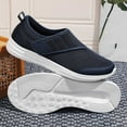 thumbnail image 4 of Casual Shoes for Men,Men's Casual On Shoes Comfortable Breathable Non Walking Sneakers For Wide Feet Soft Sole Lightweight Loafer,Canvas Court Sneakers(Size:7.5), 4 of 7