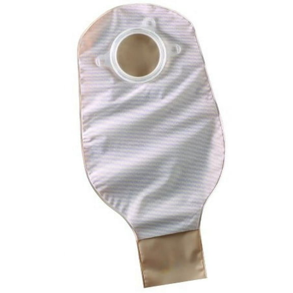 Sur-Fit Natura Colostomy Pouch, Two-Piece System, 1-1/4 Inch Flange, 12 Inch Length, Transparent, Drainable, 10 Count