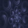 thumbnail image 1 of Ahgly Company Machine Washable Indoor Square Transitional Night Blue Area Rugs, 4' Square, 1 of 7