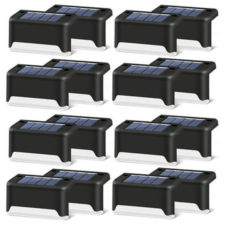 

LED Solar Lamps Solar Step Lights Outdoor Waterproof Led Solar Fence Wall Lamp Patio Stairs Pathway Step Decor Lighting