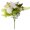 White, variant on ZFSBZBS 1Pc 31*15cm Artificial Daisy 7 Forked Faux Assorted Flowers Multicolor Elegant Design Reusable For Wedding Bridesmaid Proposal & Anniversary Photo Shoot,White,31*15