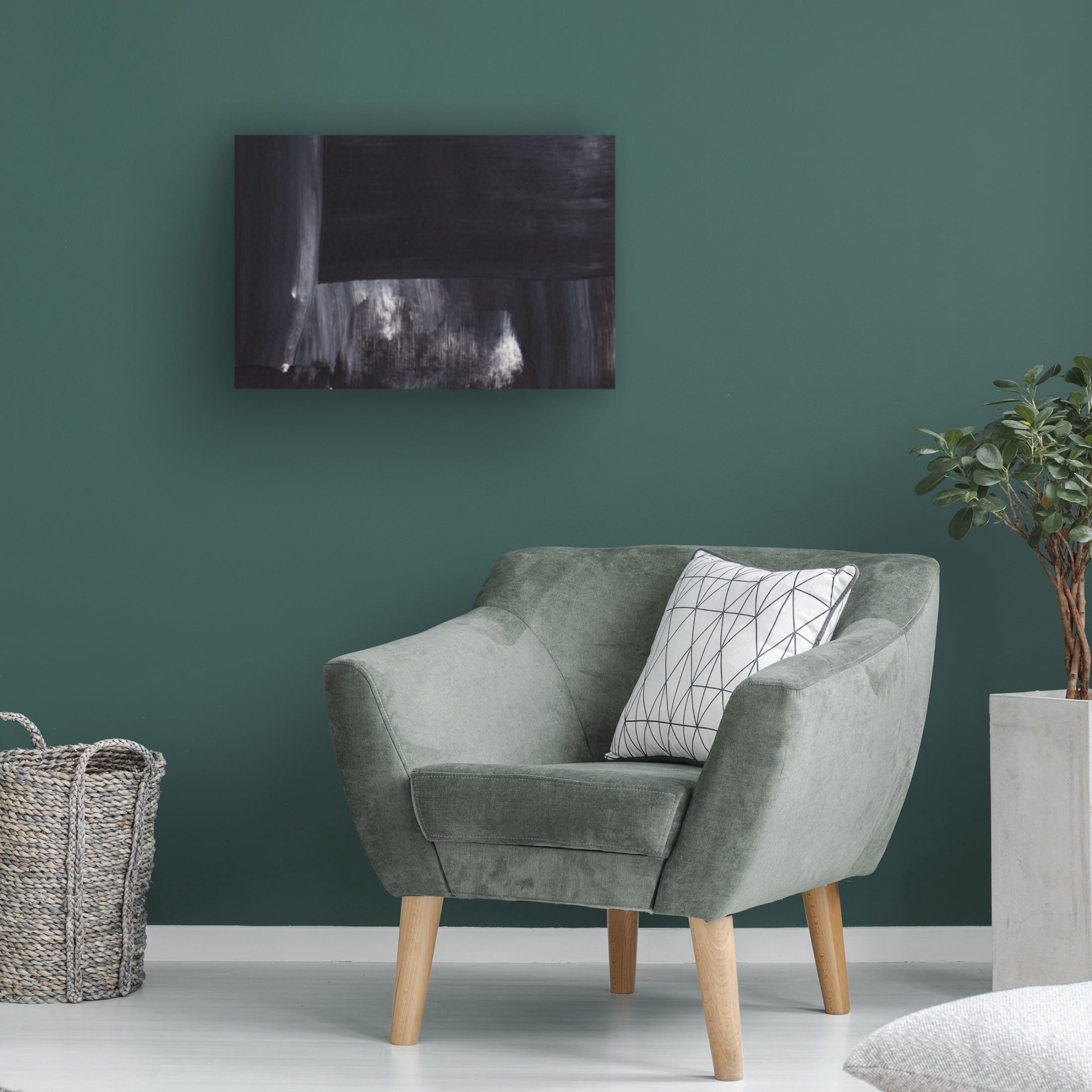 Trademark Fine Art uplusmestudio Midnight Texture Canvas Wall Art
