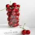 thumbnail image 4 of 100 piezas de fruta de cereza artificial, fruta artificial para decoración, cereza de imitación de fruta de espuma, modelo de fruta de imitación de cerezas, fotografía fotográfica Pr, 4 of 5
