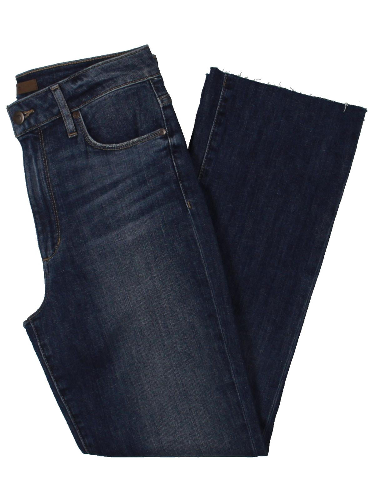 cut jeans frayed hem