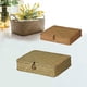thumbnail image 2 of Wosthever Cesta de ratán tejida a mano, caja de almacenamiento de cosméticos para aperitivos, decoración de de escritorio de estilo nórdico, Almacenamiento y organización del hogar, 2 of 6