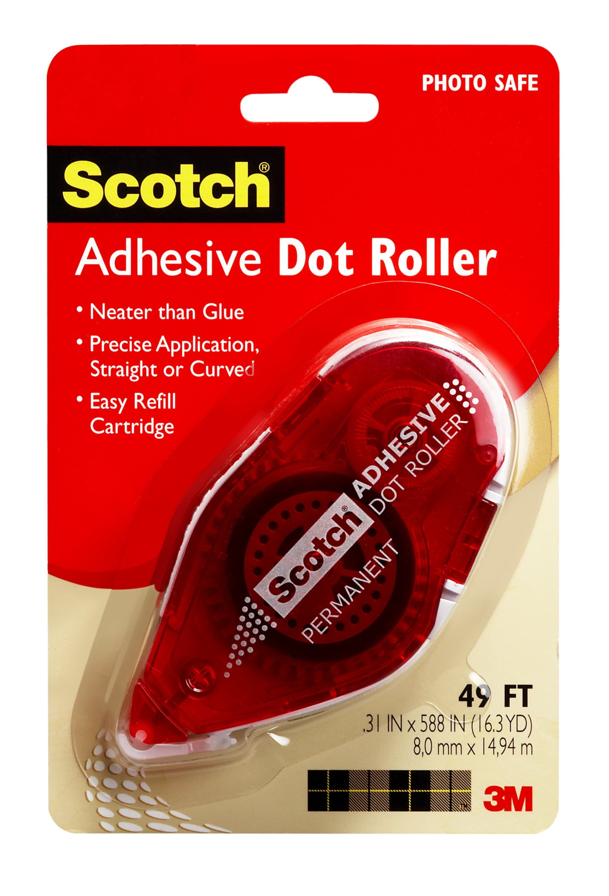 Scotch Adhesive Dot Roller 1 3 In X 49 Ft Walmart Com Walmart Com Scotch Adhesive Dot Roller 1 3 In X 49 Ft Walmart Com Walmart Com