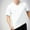 White, variant on Undershirts For Men Pack Qiggri Men's Casual And Fashionable Solid Color V Neck Short Sleeved Sports And Fitness Training Top Mens T-Shirts