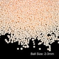 thumbnail image 2 of Uxcell Foam Beads Foam Balls for DIY Dolls Filling Party Decoration 1 Pack Approx. 8000 Pcs Champagne 2-3mm, 2 of 7