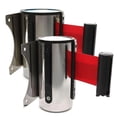 thumbnail image 1 of Stanchion Queue Barrier Wall Mount Crowd Control Retractable Crowd Control Ribbon 5m Red, 1 of 5