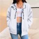 thumbnail image 1 of Pntutb, cárdigan estampado con bolsillos informales para mujer, blusa holgada de manga larga para otoño, sudadera oscura para otoño e invierno, liquidación Pntutb Pntutb-7316, 1 of 8