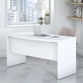 thumbnail image 2 of Echo 60W Bow Front Desk in Pure White - Engineered Wood, 2 of 7