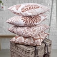 thumbnail image 3 of Phantoscope New Living Series Duplex Printing Decorative Throw Pillow Cover, 18" x 18", Caramel, 4 Pack, 3 of 4