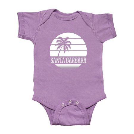 

Inktastic Santa Barbara California Palm Tree Gift Baby Boy or Baby Girl Bodysuit