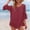 Red, variant on Womens Swimsuit Cover Up Beach Cover Up Mesh Casual V Neck Cover Ups Top for Women