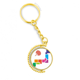 thumbnail image 1 of Anillo de oro de metal llavero llavero, 1 of 3