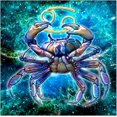 thumbnail image 1 of 5D DIY Full Drill Constellation Diamond Painting Aquarius Cross Stitch Zodiac Signs Embroidery Mosaic Kit Home Decor Wall Art Gifts Cancer, 1 of 4