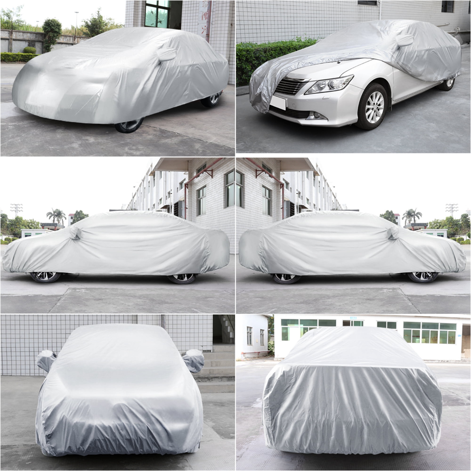 Universal Fit SUV Auto Car Cover Snow Water Proof UV Dust Resistant 