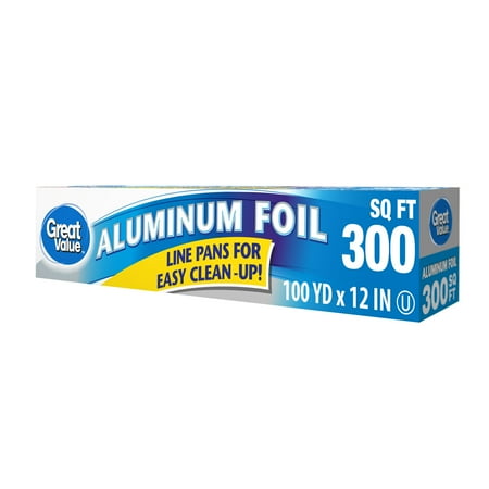 Great Value Aluminum Foil, 300 sq ft