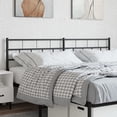 thumbnail image 1 of vidaXL Metal Headboard Black 193 cm, 1 of 4