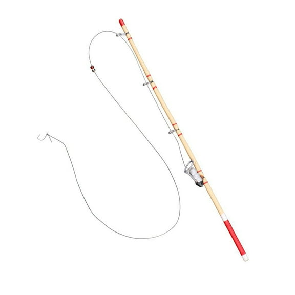Yokua Realistic Fishing Rod Model Dollhouses Decorative Fishing Gear Collection