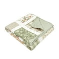 thumbnail image 5 of Donna Sharp Peach Rose Cotton Pieced Decorative Throw, 5 of 5