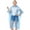 Blue 5 Pack, variant on Disposable Rain Ponchos for Adults, 5PK/10PK/50PK Emergency Rain Poncho for Camping Hiking Travelling