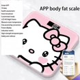 thumbnail image 3 of Sanrioed Kitty Electronic Scale Weighing Scale Accurate Durable Charge Lose Weight Household Use Body Fat Scale Girlfriend Gift, 3 of 19