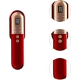 thumbnail image 3 of Peine alisador de cabello recargable por USB, tamaño viaje, con temperatura ajustable y diseño anti-quemaduras., 3 of 5