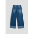 thumbnail image 4 of YMI Jeans Girls Wide Leg Mega Cuff Raw Hem, 4 of 6