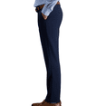 thumbnail image 2 of Haggar Men's Dress Pants, Straight Fit with Super Flex Waistband, Blue, 36x30, 2 of 5