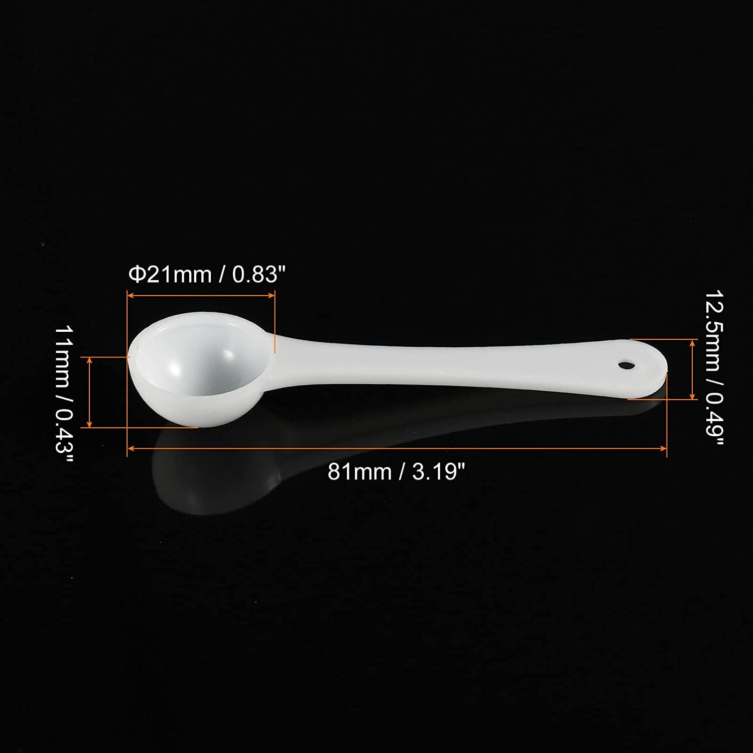 Cornucopia Mini Scoops Measuring Spoons (24-Pack); Micro 1/32