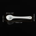 thumbnail image 2 of shiyou-Micro Spoons 1 Gram Measuring Scoop Plastic Round Bottom Mini Spoon with Hanging Hole for Home Kitchen Powder Measurement Baking 30Pcs, 2 of 4