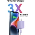 thumbnail image 3 of JOZASHON PD 20W High Speed for old i Phone Charger Charger with 6ft USB-C to Lightning Cable, Fast Charging Compatible for iPhone 14/14Pro/13/13 Pro/12/12Pro/XS/Max/XR/X/8/8 Plus, 3 of 5