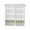 Green, variant on Tier Curtains 45 Inches Long, Brown Stripe Window Treatment Curtain Drapes, Modern Rustic Horizontal Brown Striped Window Half Privacy Curtains for Bedroom Bathroom, 42"x45", 2 Panels