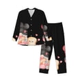 thumbnail image 1 of Fotbe Baker Gnome Pijama de Hombre con Estampado de Manga Larga, Conjunto de 2 Piezas, Ropa de Dormir Suave y Cómoda con Bolsillos-XX-Large, 1 of 7
