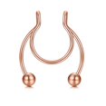 thumbnail image 4 of Anillos de nariz falsos de 20 g, aro con clip, joyería de tabique de acero inoxidable, pendientes de cartílago falsos no perforantes, anillos de labio, anillo de nariz falso, joyería para mujeres y hombres JM Accesorios de joyería, 4 of 4