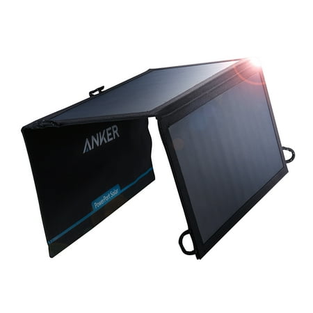 Anker 15W Dual USB Solar Charger, PowerPort Solar for iPhone 7 / 6s / Plus, iPad Pro / Air 2 / mini, Galaxy S7 / S6 / Edge / Plus, Note 5 / 4, LG, Nexus, HTC and