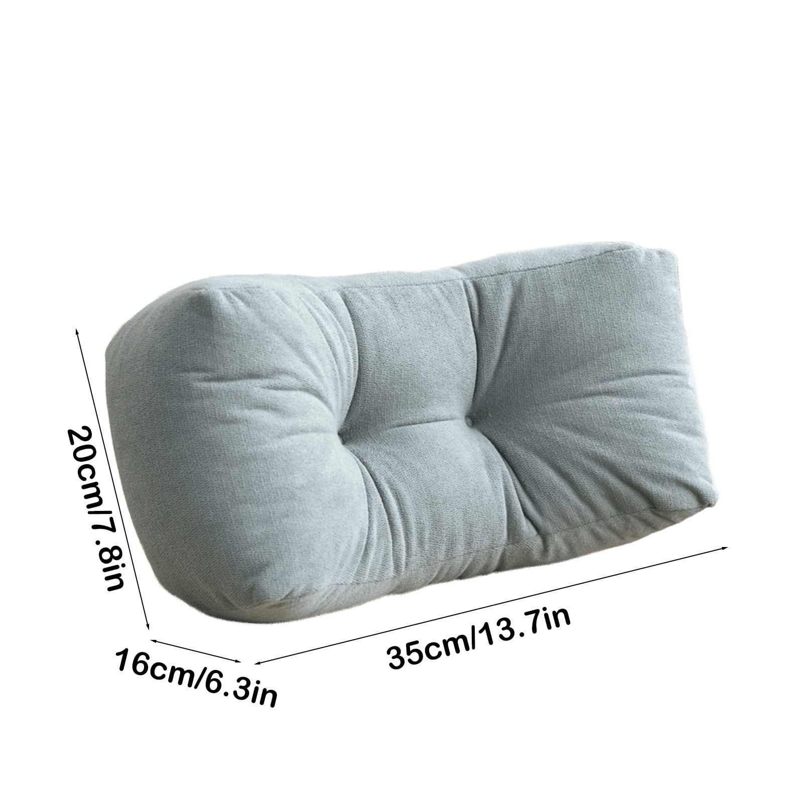 Neorosiri Lumbar Support Pillow,Office Chair Sofa Back Cushion,P.P Filling Waist Protector,Nap Bedside Use 14.1x7.8 Inch