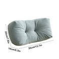 thumbnail image 3 of LuxeLiving Solid Color Waist Cushion, Thickened Lumbar Pillow, Office Chair Sofa Back Support, Nap Pillow, Polyester, P.P Filling, Washable, 36x20cm, 3 of 6