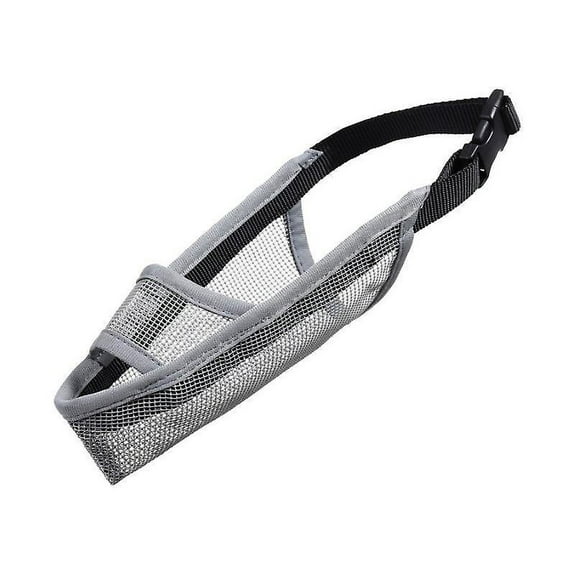 (gris,xs)en Nylon Pour Chiens De Petite Taille Et Moyenne En Maille Are Et Buvable Pour Animal Domestique Anti-morsure, Anti-aboiement