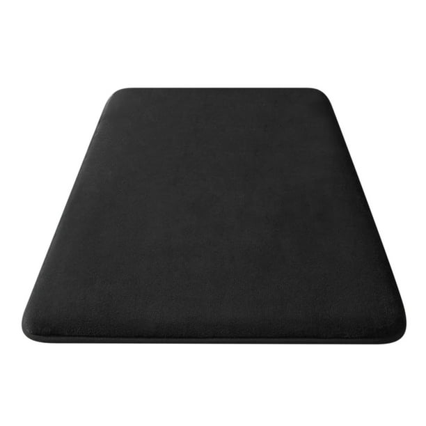 Alfombra de terciopelo de color liso, absorbente, para baño, sala de estar, entrada, antideslizante, de secado rápido, alfombra suave y lavable para baño, dormitorio y cocina.