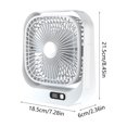 thumbnail image 3 of Oefntac Savings Desktop Mini Desktop Fan Wind Power Fan Home Office Small Fan Charging Plug Circulation Fan, 3 of 6