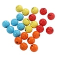 thumbnail image 2 of Juego de 24 pelotas de golf de goma de colores, de alta resistencia y 2 capas, para principiantes, B155, 2 of 14