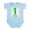 Sky Blue, variant on CafePress - Greetings Earthlings Infant Bodysuit - Baby Light Bodysuit, Size Newborn - 24 Months