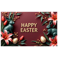 thumbnail image 2 of Festive Easter Bunny Floral Eggs Happy Easter Banner Party Decorations Backdrop Photography Props Background Easter Celebration Decor Decorations Easter Party Supplies, 2 of 8