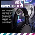 thumbnail image 3 of MasterAccessory GEM Magnetized Multi-Surface Mounting Gaming Storage for Peripherals, Gamepads, Headsets, VR Headsets, Mobile Phones, Rubberized Protective Arms (MCA-U000R-KPHK00), 3 of 7